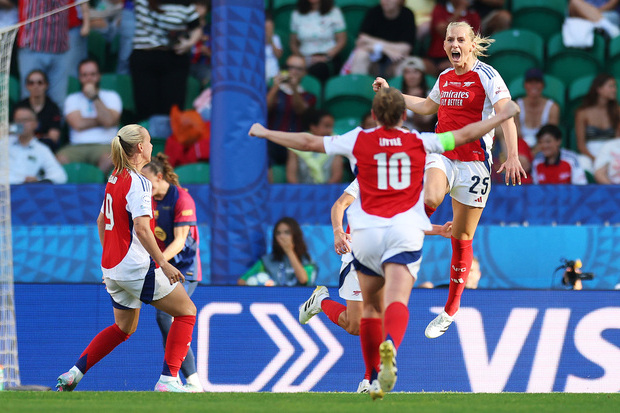 Arsenal se impone Barcelona para ganar Liga de Campeones Femenina
