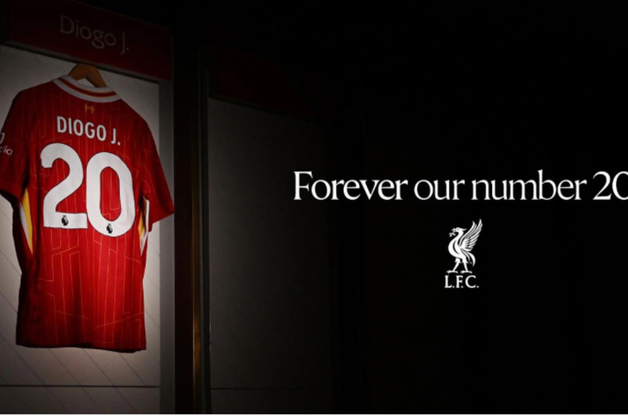 Liverpool Retires Jersey 20 in Tribute to Diogo Jota