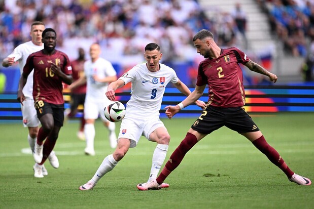 Slovaquie a vaincu Belgique par0-1