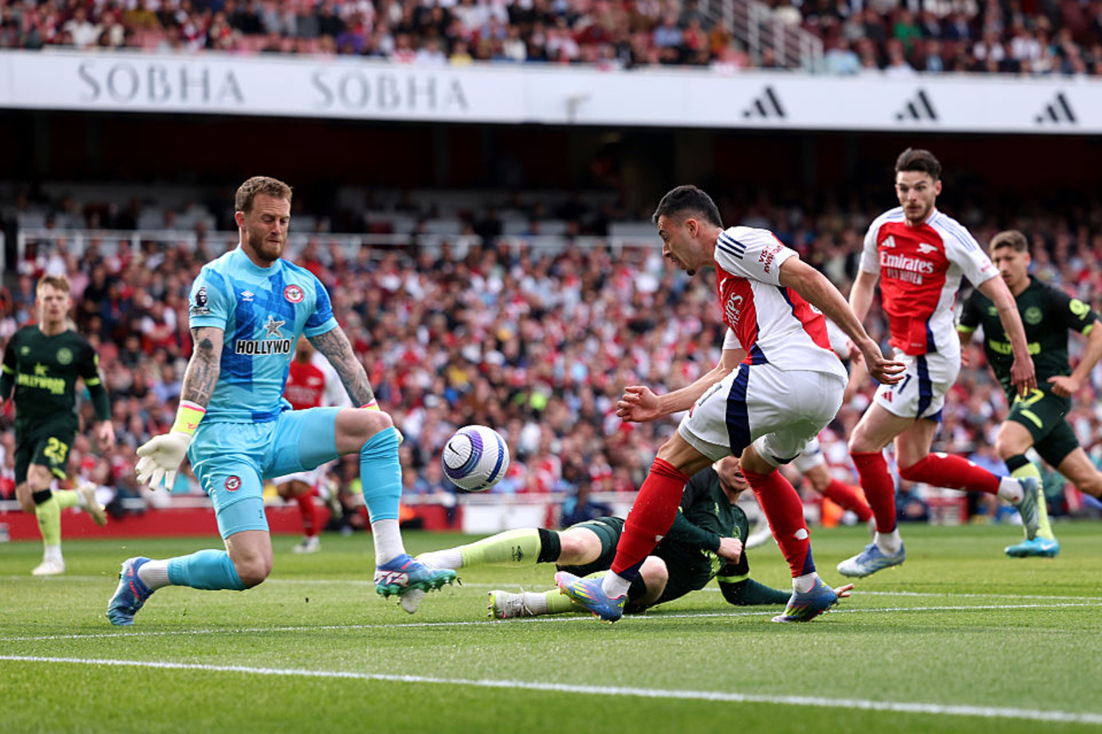 Pensando no Real, Arsenal s empata com o Brentford em casa
