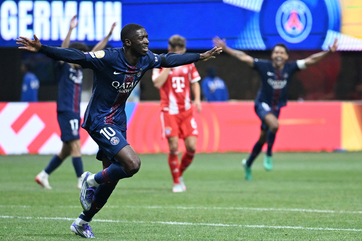 Nine-man PSG beat Bayern to book a semi-final spot
