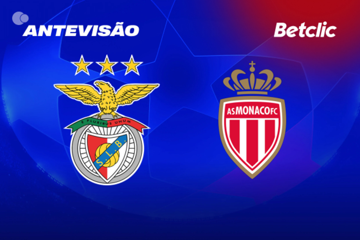 Benfica x Monaco: antevisão, ausências e onzes prováveis