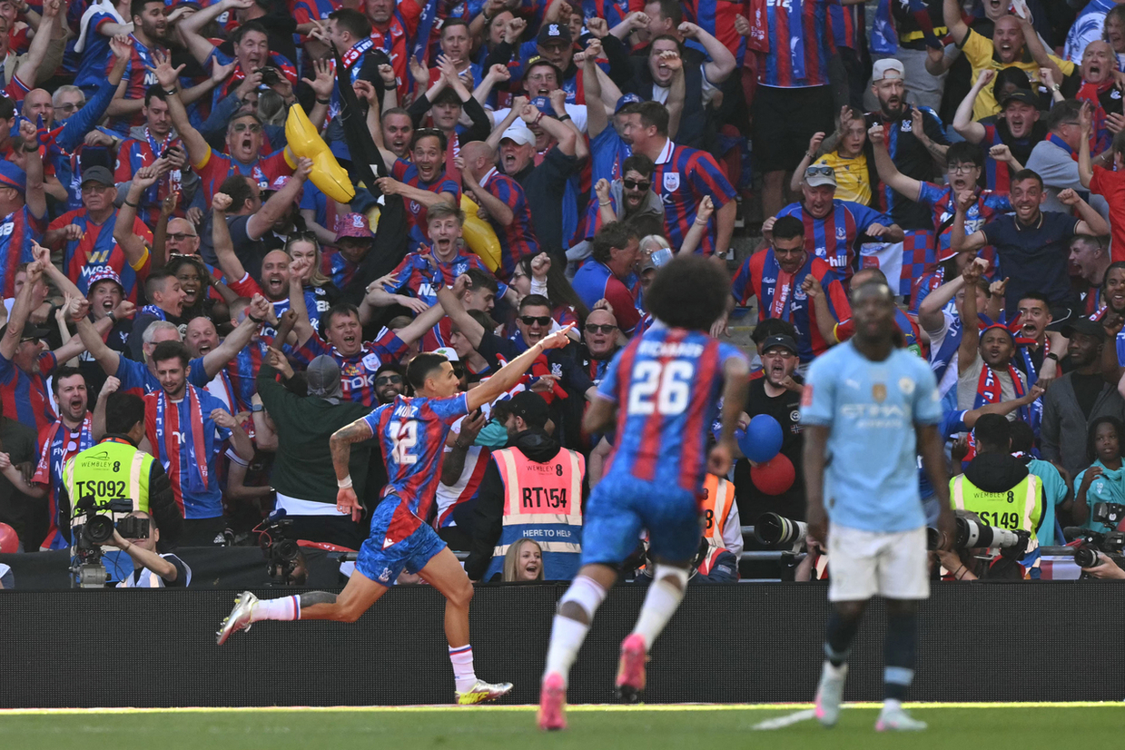 Choque em Wembley: Palace ganha a FA Cup frente ao City