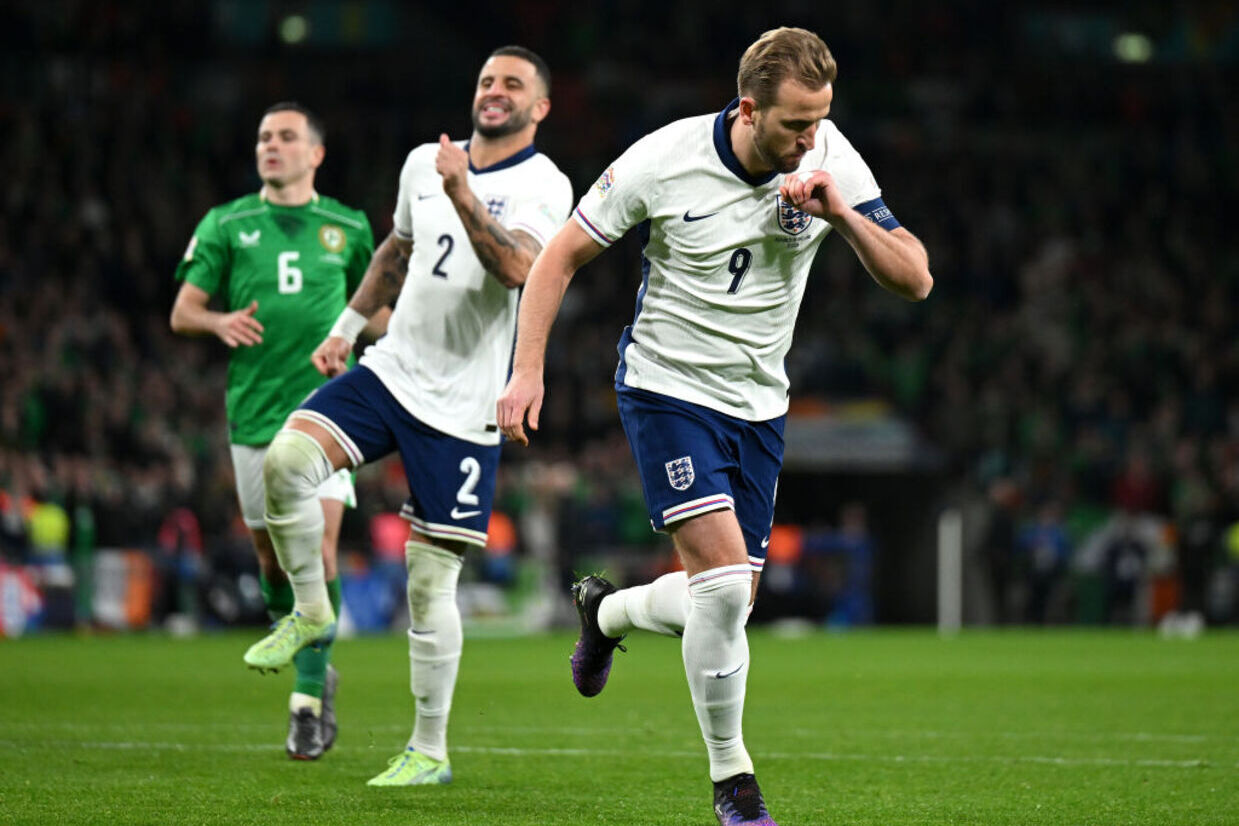 Inglaterra atropela Irlanda e garante acesso  elite da Nations League