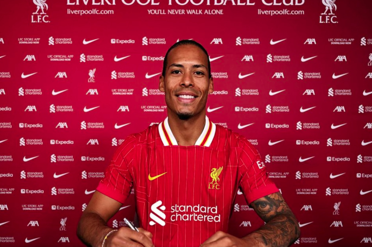 Depois de Salah, Liverpool garante sequncia de Van Dijk no clube