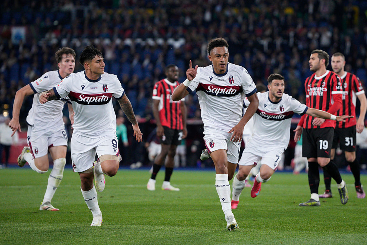 Bologna beat Milan to clinch Coppa Italia