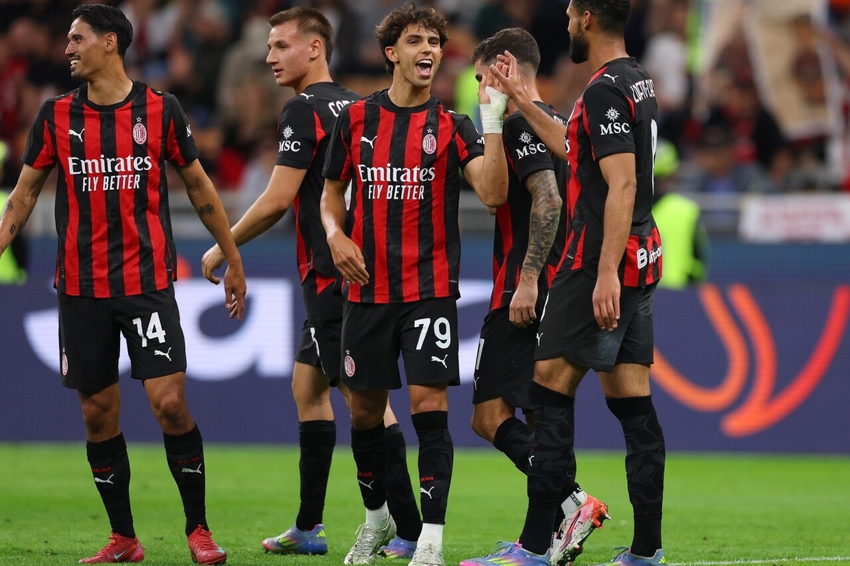 Flix marca de livre direto e ajuda Milan a encerrar Serie A com triunfo
